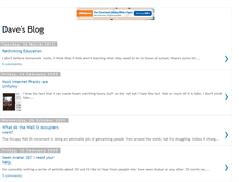 Tablet Screenshot of blog.dave.co.nz