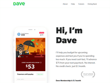 Tablet Screenshot of dave.com